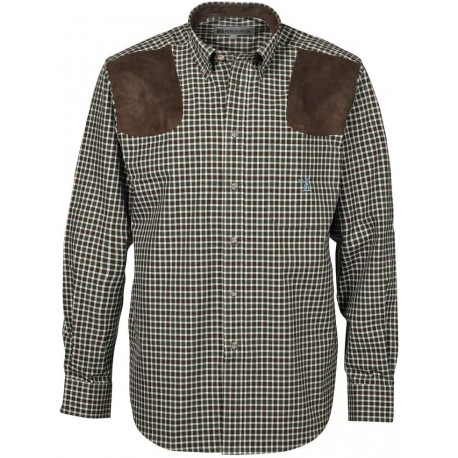 Camicia Percussion marrone e verde mod. 1635