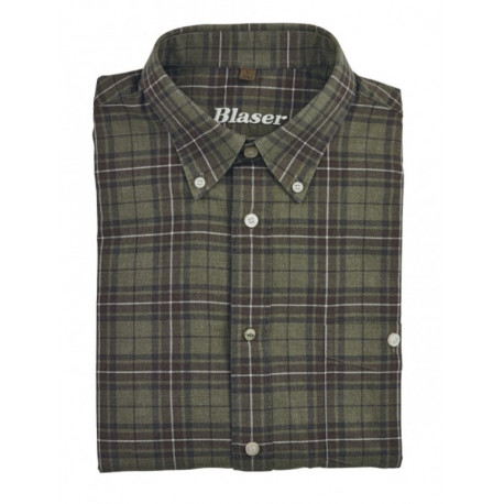 Camicia Blaser art.116103-087/652 VERDE Urs Flannel-Shirt