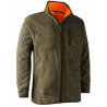 Giacca in pile reversibile verde e arancio alta visibilità mod. Gamekeeper Deerhunter