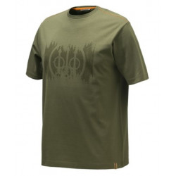 T-shirt Beretta tridente verde oliva art. TS542 T1557 072A