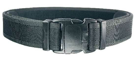 Cinturone porta pistola in nylon balistico nero con rinforzo interno -  Armeria Metelli