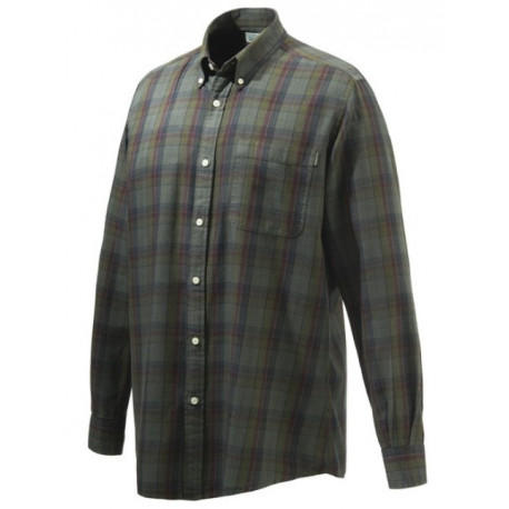 Camicia Beretta a quadri verde e rosso mod. LU210 T2133 01AE Wood Button Down Shirt