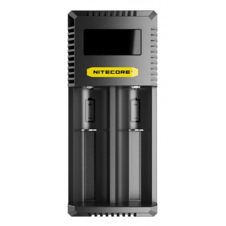 Caricabatterie univesale rapido Nitecore per batterie Li-on, Ni-MH e IMR - AA, AAA, 14500, 18650, 21700 ed RCR123A