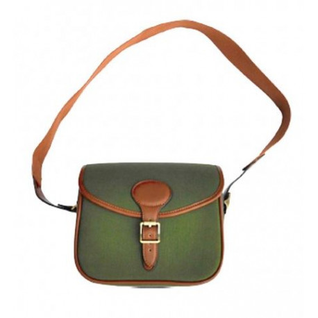 Borsa portacartucce Maremmano in canvas verde e marrone art. MD801 MAREMMANO