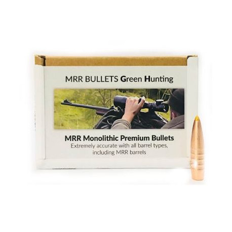 Palle monolitiche MRR Bullets calibro 30 peso 152 grani art.A-1879 GREEN HUNTING MRR BULLETS