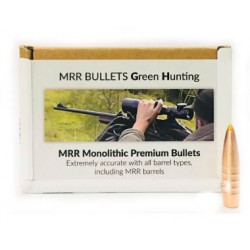 Palle monolitiche MRR Bullets calibro 6,5 peso 123 grani art.A-2174 GREEN HUNTING MRR BULLETS