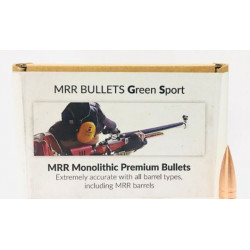 Palle monolitiche MRR Bullets calibro 30 peso 152 grani art. A-1860 GREEN SPORT MRR BULLETS