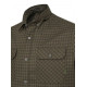 Camicia Beretta di flanella a quadri verde art. LU991 T2435 07X1 Cadet Flannel Beretta