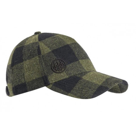 Cappello Beretta con visiera a quadri verde modello Lodge art. BC921T2443074F