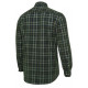 Camicia Beretta in velluto a coste verde e quadri modello Dobby art.LU911T2218071F