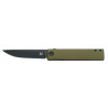 Coltello Fox chiudibile con manico verde modello Chnops art. FX-543ALG